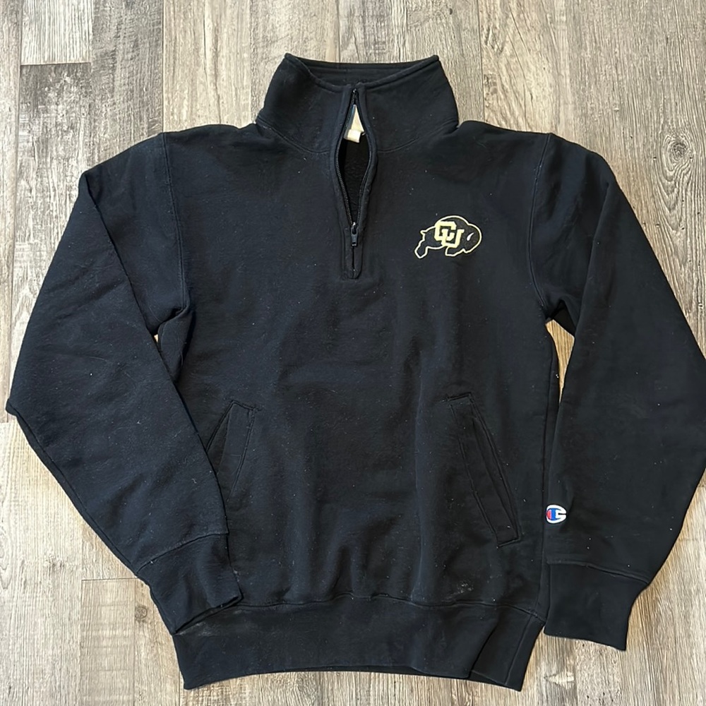 CU Boulder quarter zip